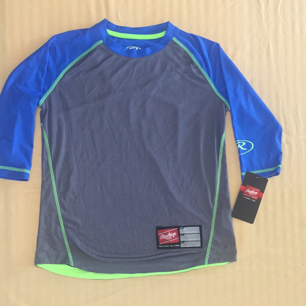 Rawlings youth 3/4 Sleeve Baseball shirt